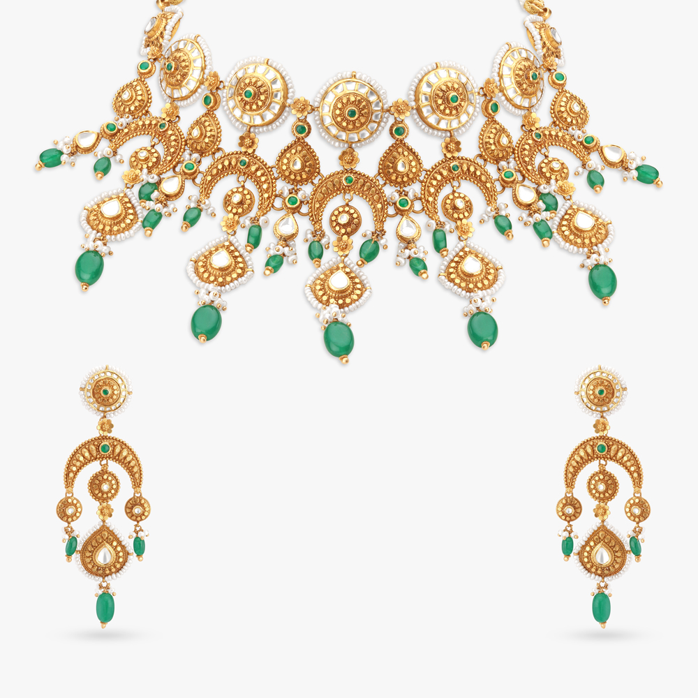 Blooming Floral Necklace set,,hi-res image number null