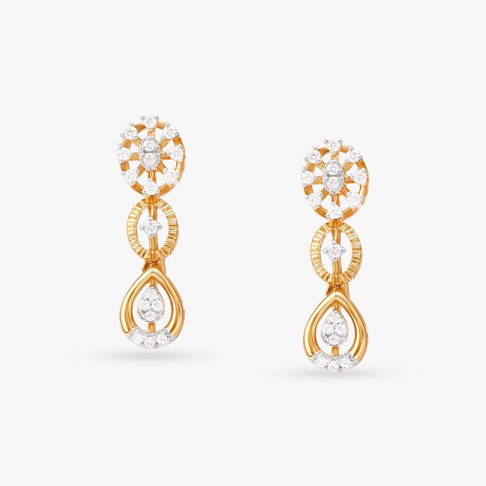 Divine Floral Diamond Necklace Set,,hi-res image number null