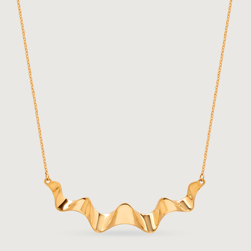 Serene Sway18KT Gold Pendant and Chain,,hi-res image number null