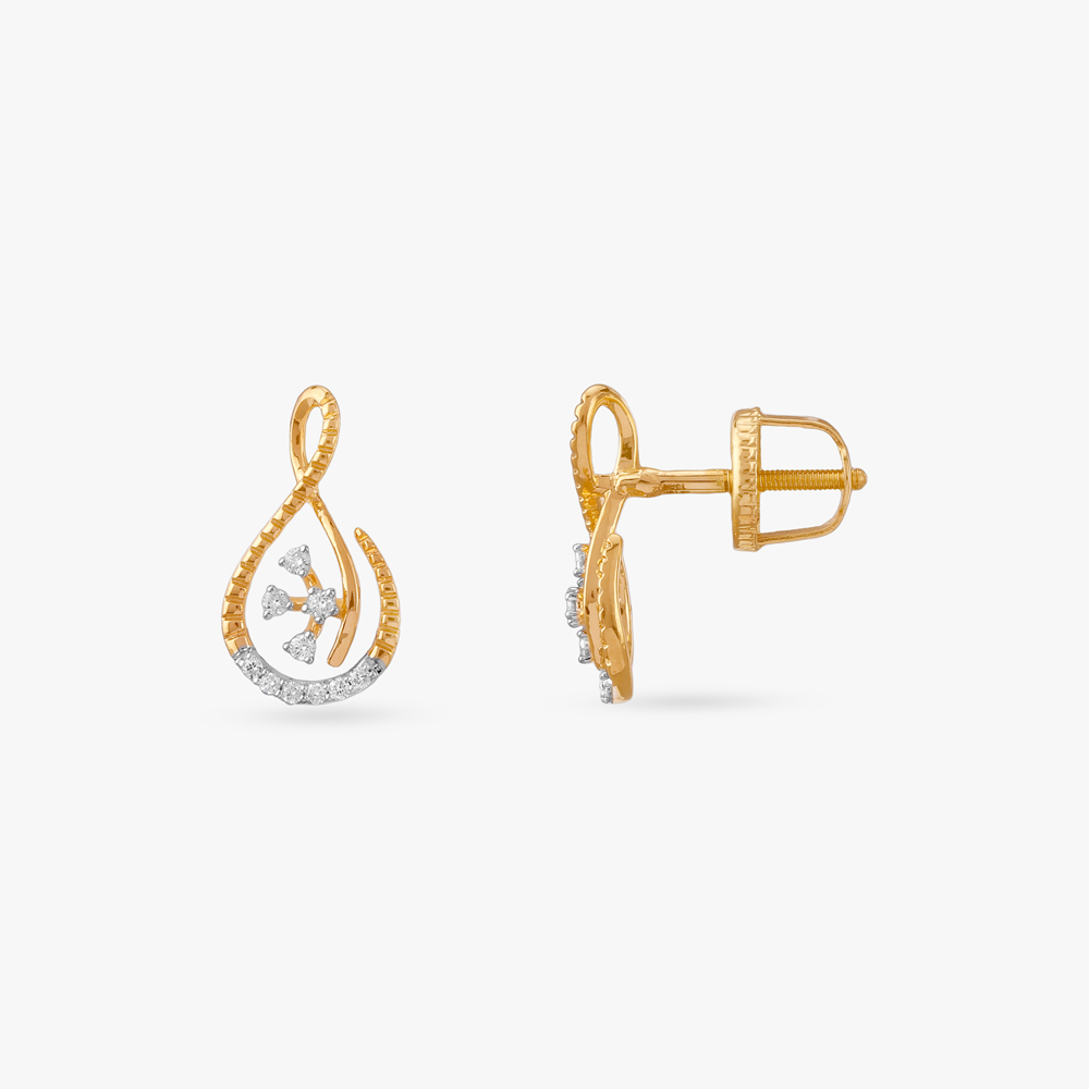 Whimsical Loop Diamond Pendant and Earrings Set,,hi-res image number null