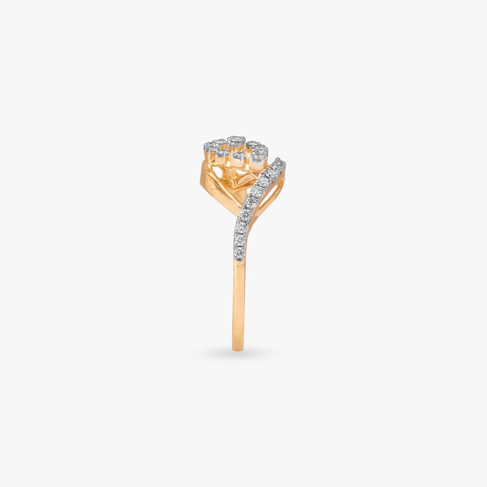 Floral Marquise Diamond Ring,,hi-res image number null
