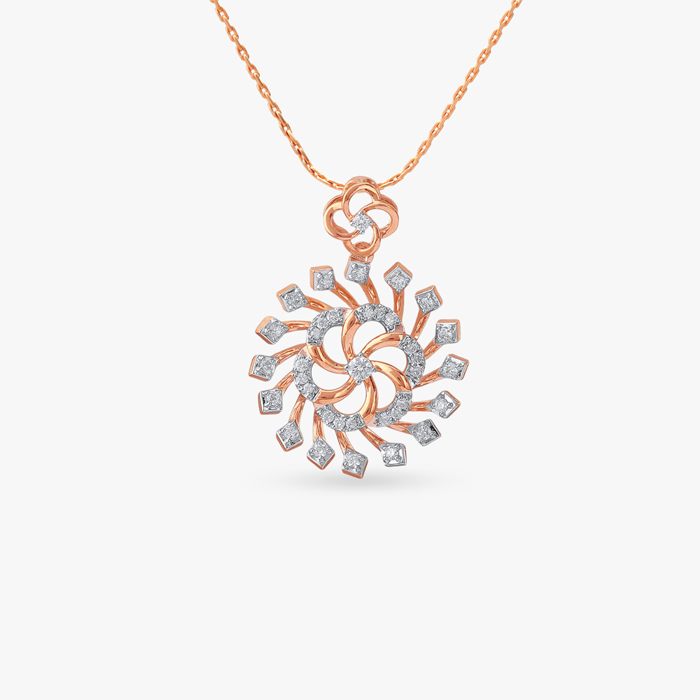 Swirl Royale Diamond Pendant and Earrings Set,,hi-res image number null