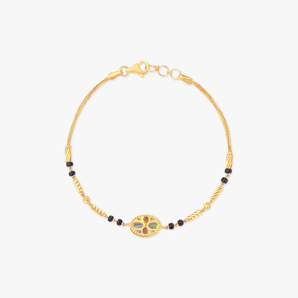 Radiant Wheel Gold Bracelet,,hi-res image number null