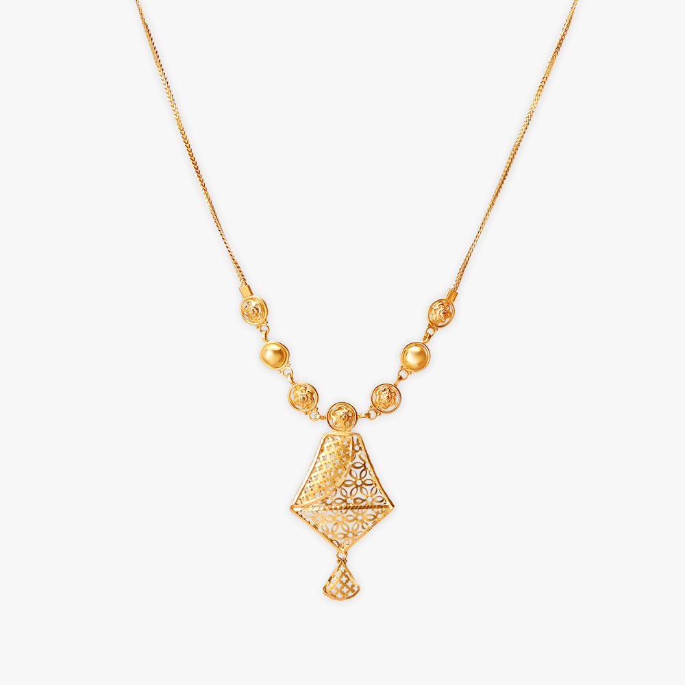 Regal Symmetry Gold Necklace Set,,hi-res image number null