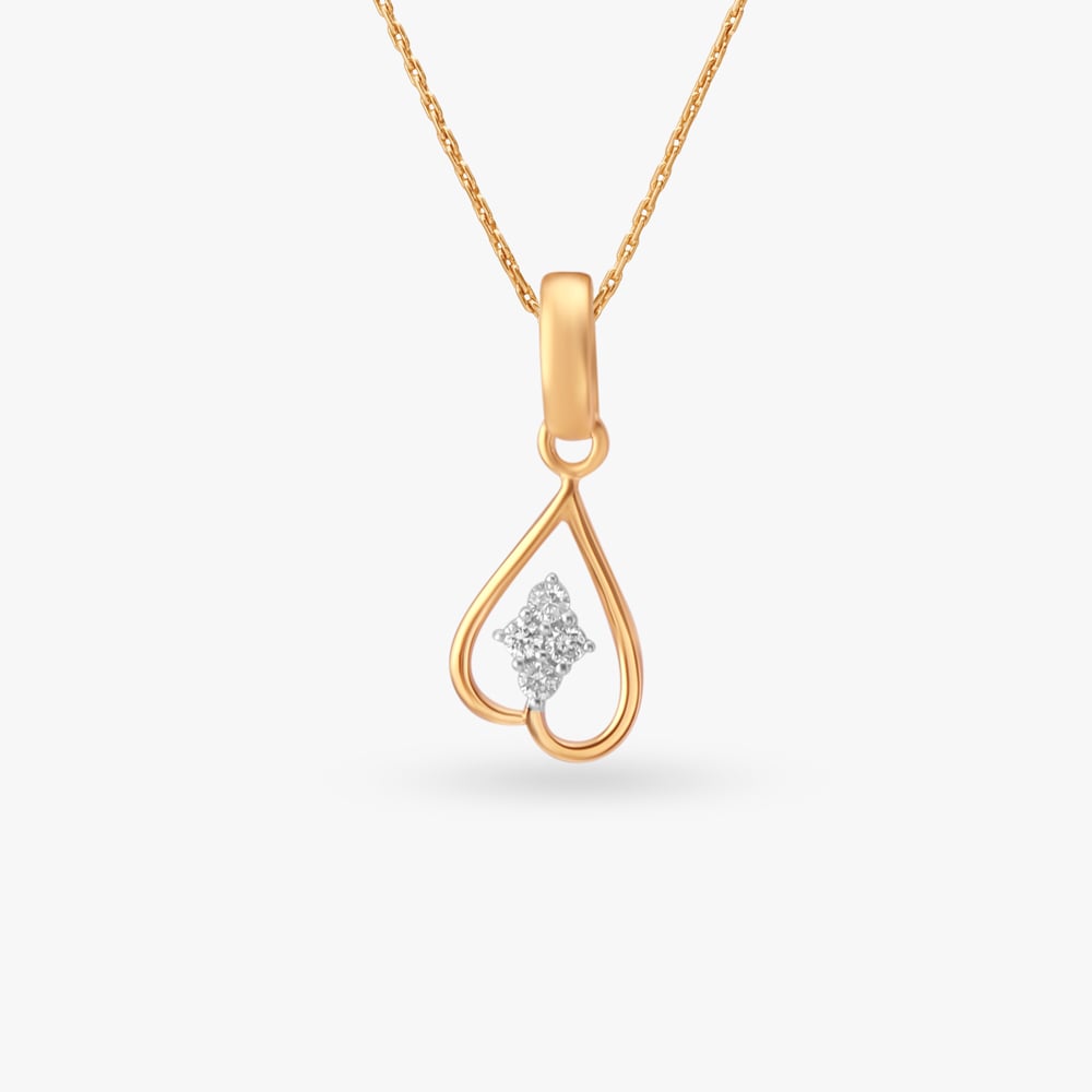 Lovely Diamond Pendant for Kids,,hi-res image number null