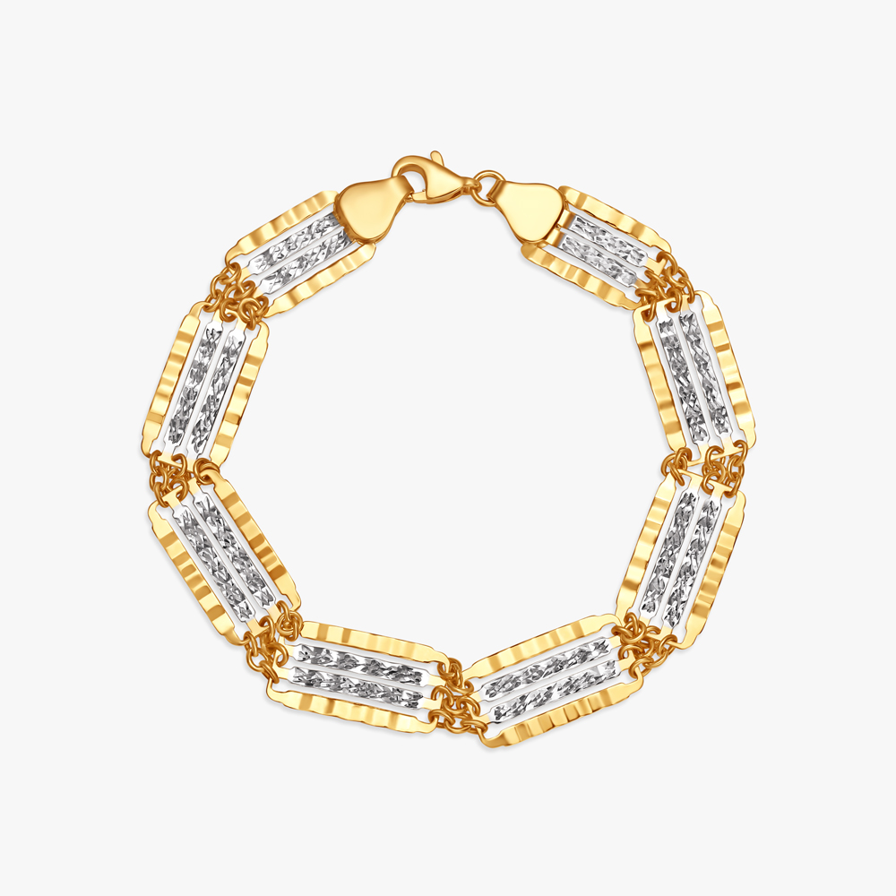 Subtle Geometric Bracelet for Men