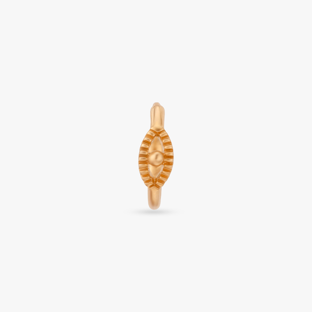 Amber Gleam Gold Nose Pin,,hi-res image number null