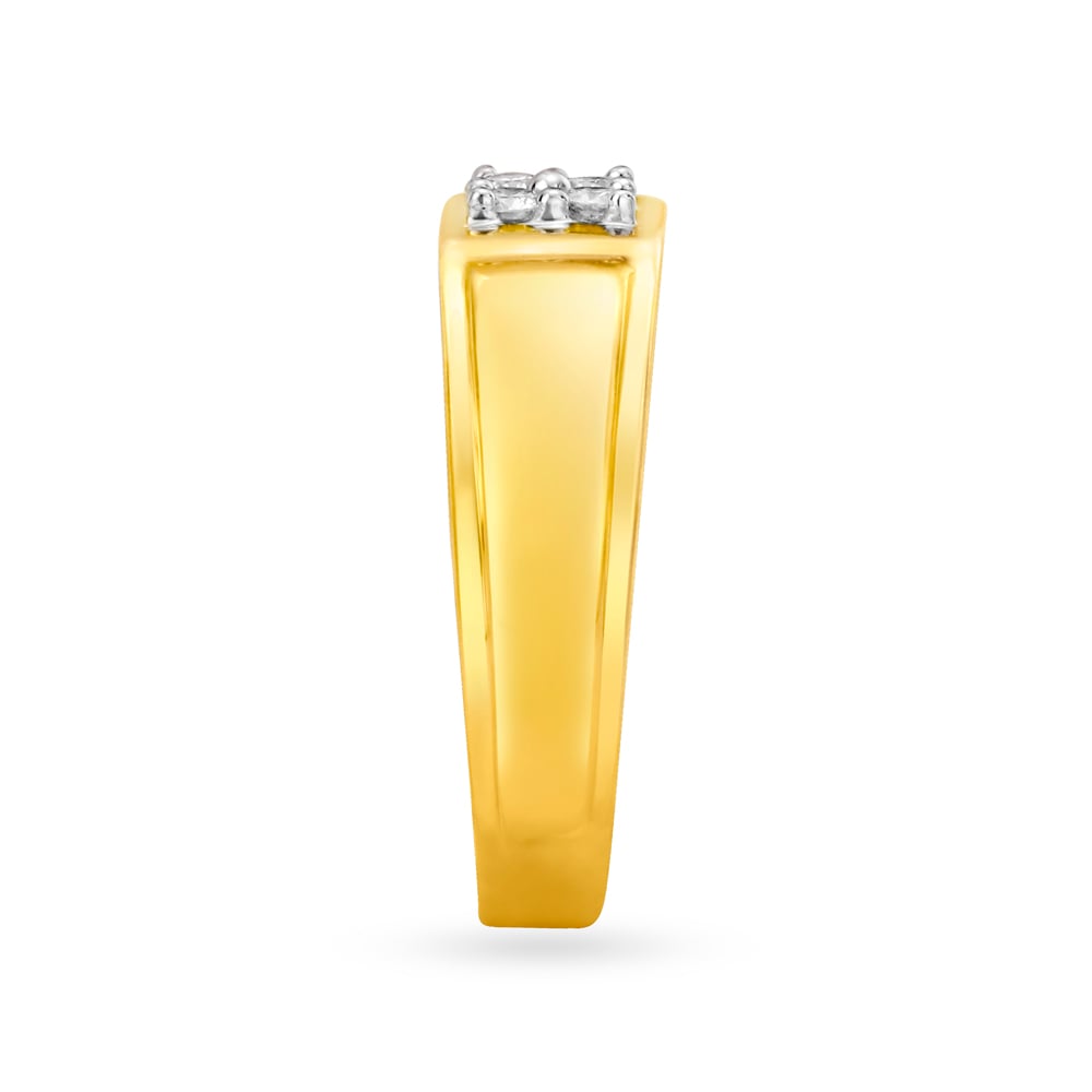 Fancy Square Motif Diamond Finger Ring For Men,,hi-res image number null