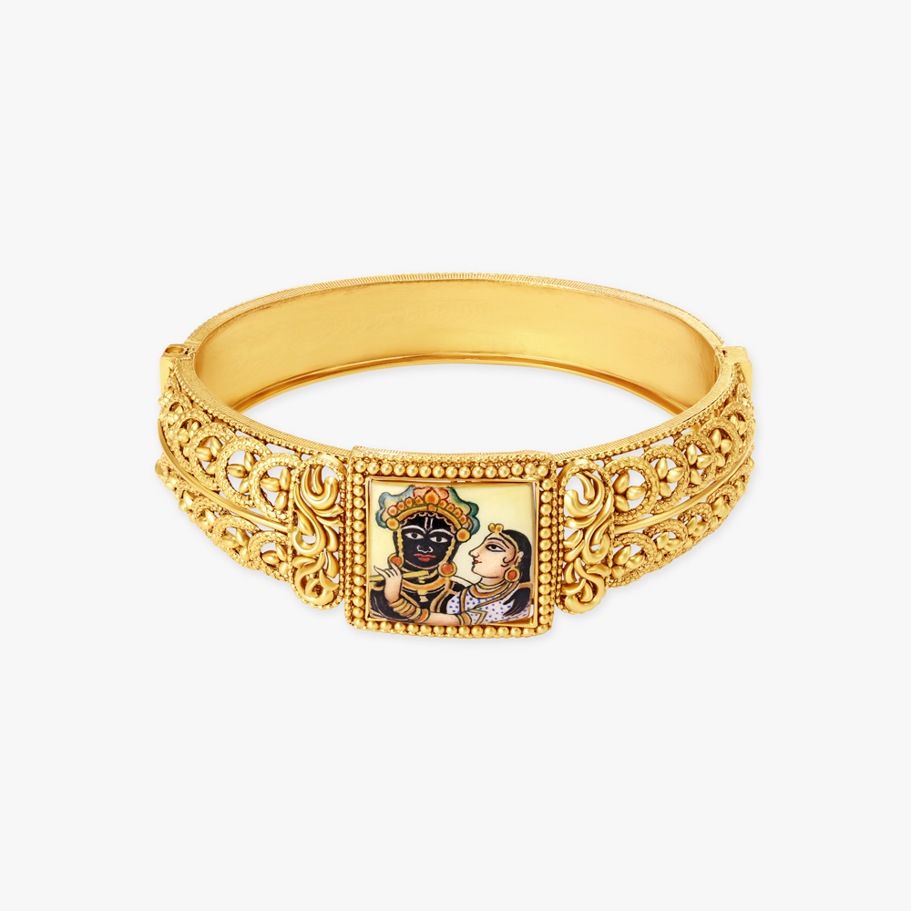 Graceful Pattachitra Bangle,,hi-res image number null