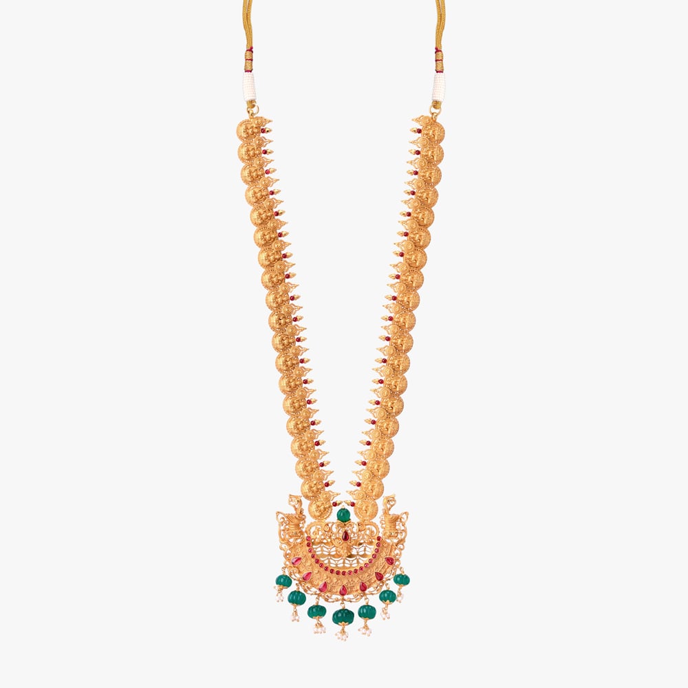 Kasu Cascade Gold Necklace set,,hi-res image number null
