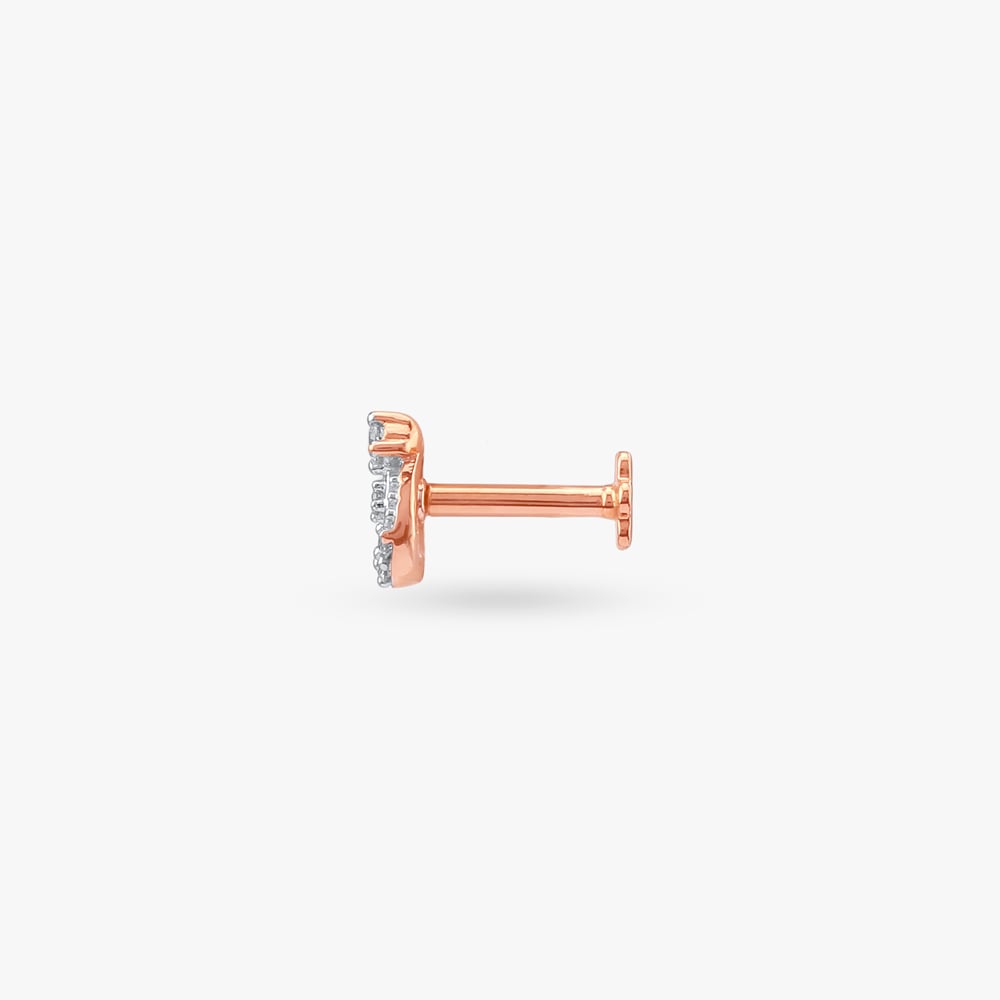 Dew Charm Diamond Nose Pin,,hi-res image number null