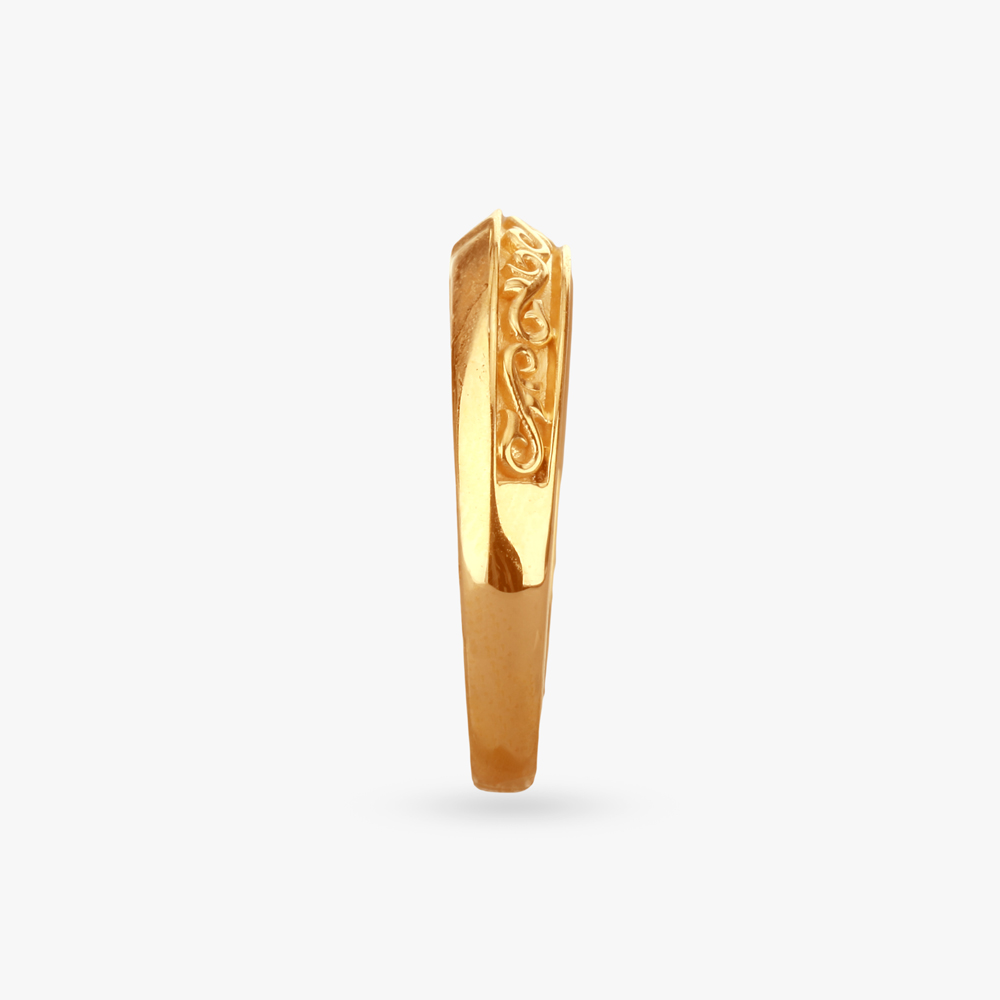 Forever Swirls Gold Finger Ring,,hi-res image number null