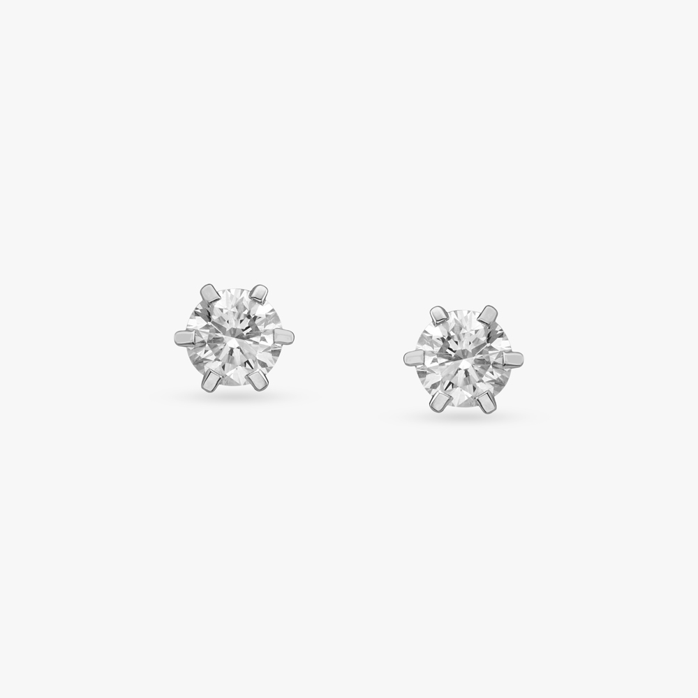 Sparkling Rhythm Celeste Solitaire Stud Earrings,,hi-res image number null