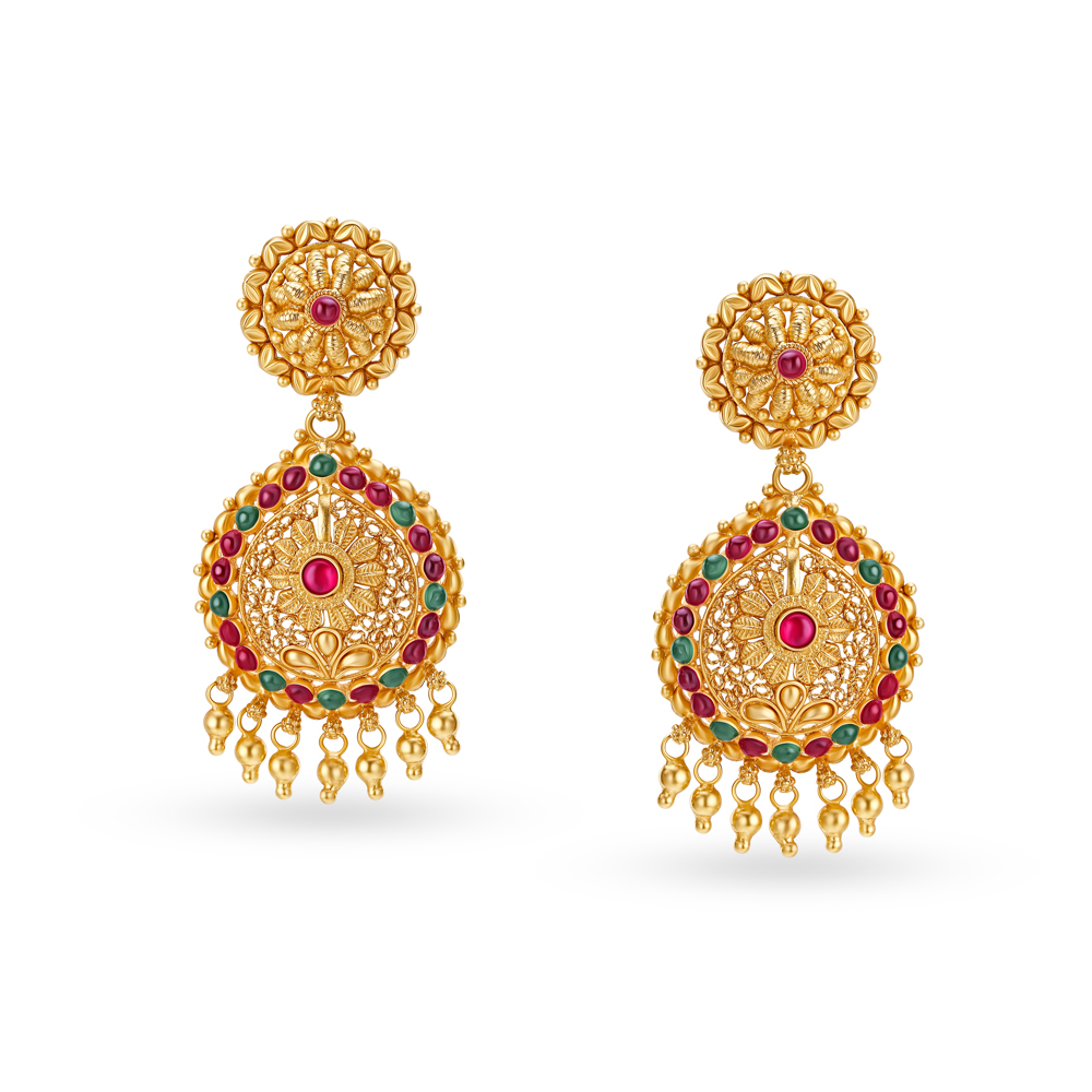 Opulent Gold Kemp Necklace Set,,hi-res image number null