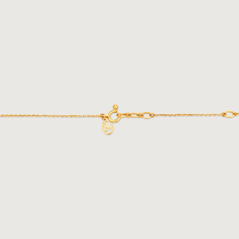 Delicate Radiant Gold Necklace,,hi-res image number null