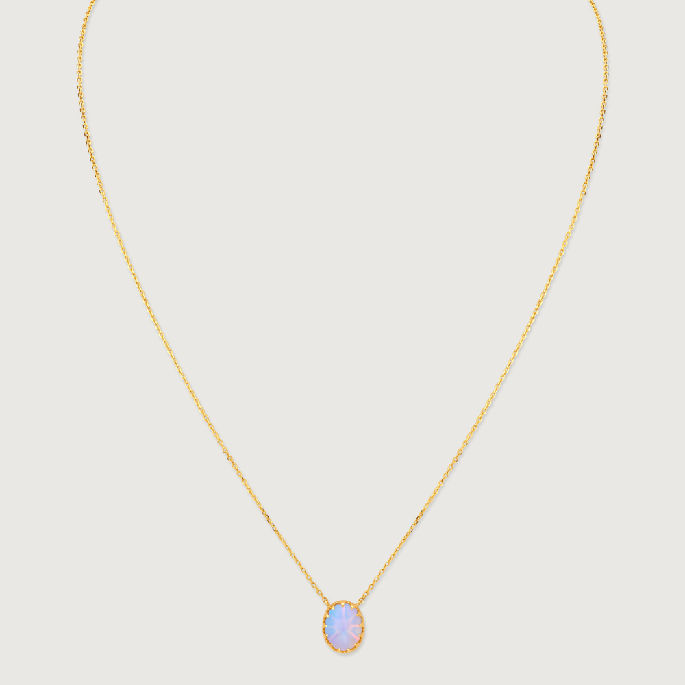 Luminous Opal Gold Necklace,,hi-res image number null