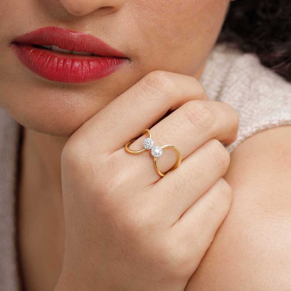 Gleaming Charm Diamond Ring,,hi-res image number null