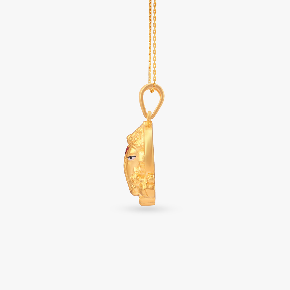 Shree Ganesha Gold Pendant,,hi-res image number null