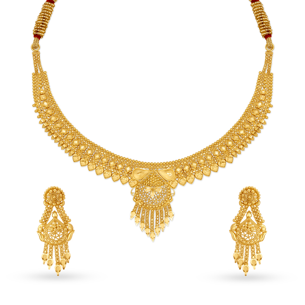 Majestic Heritage Gold Necklace Set,,hi-res image number null