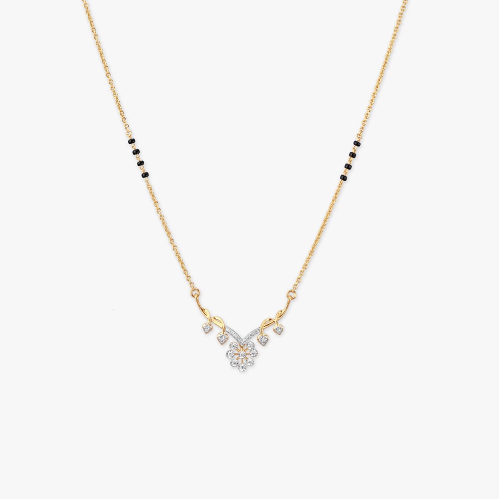 

Petal Vibe Diamond Mangalsutra