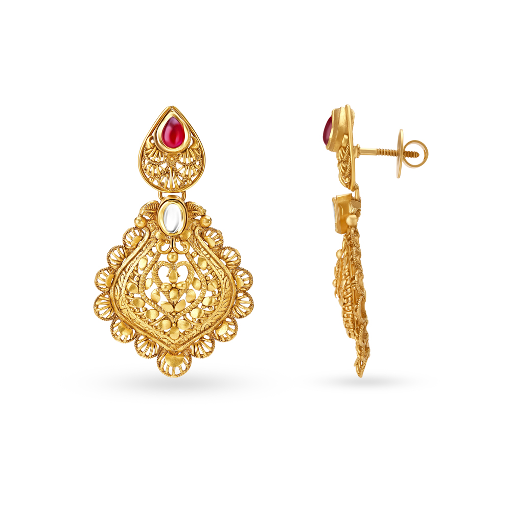 Palatial Intricate Necklace Set,,hi-res image number null