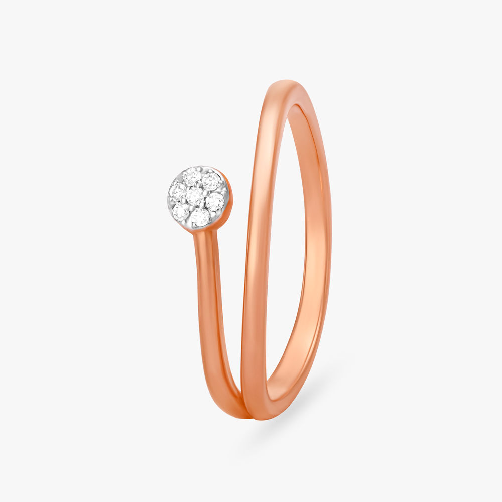 Delicate Wrap Diamond Ring