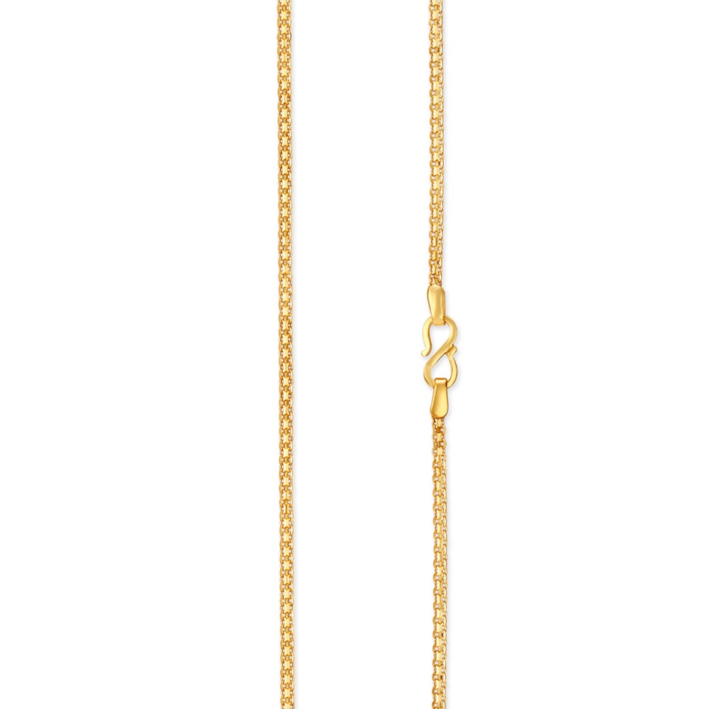 Sleek Gold Kamal Chain,,hi-res image number null