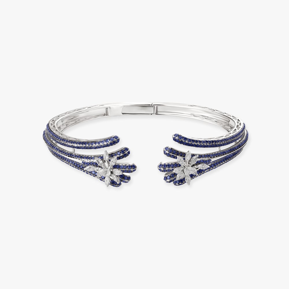 Blooming Blossoms Diamond Bangle