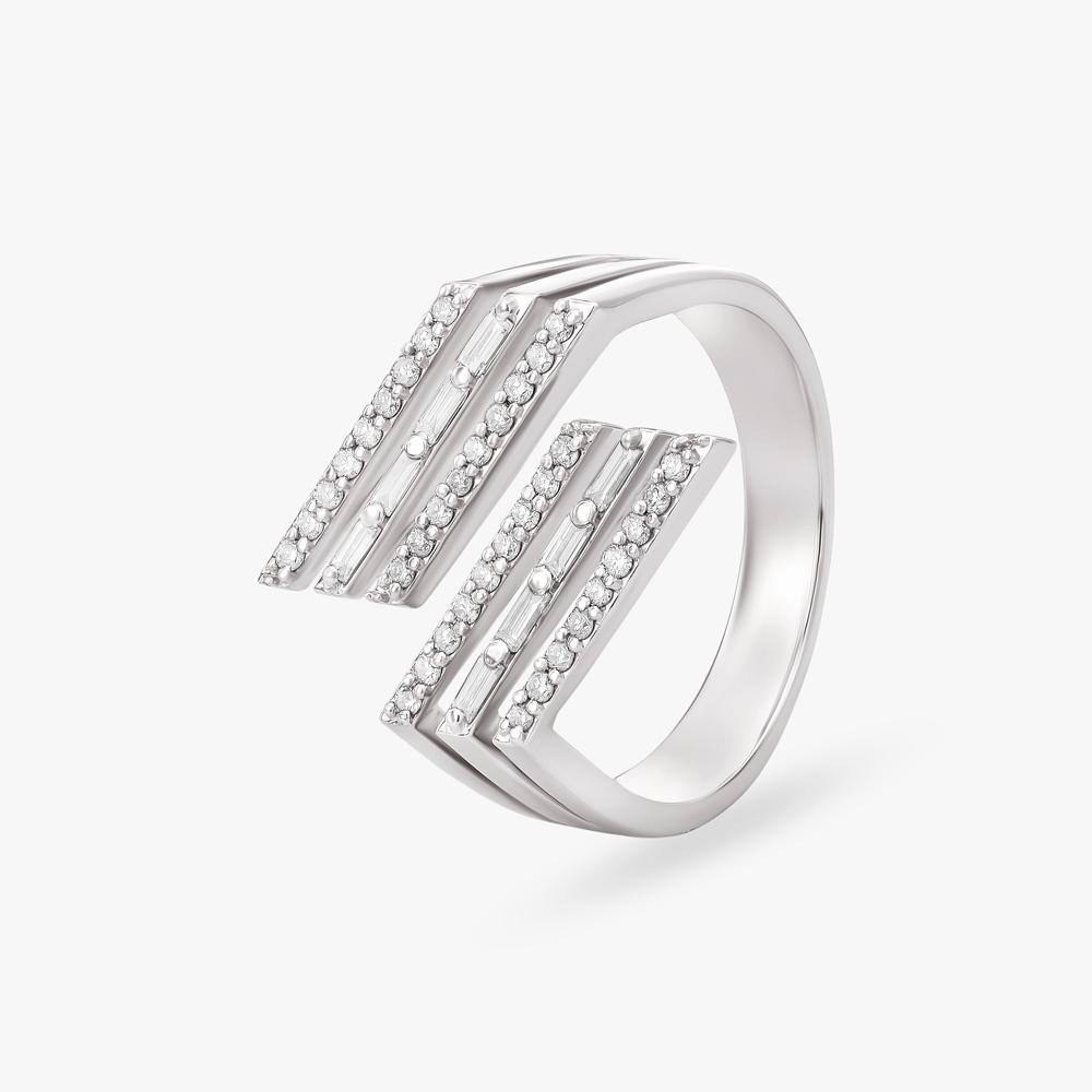 Infinity Sparkle Diamond Open Finger Ring for Men,,hi-res image number null