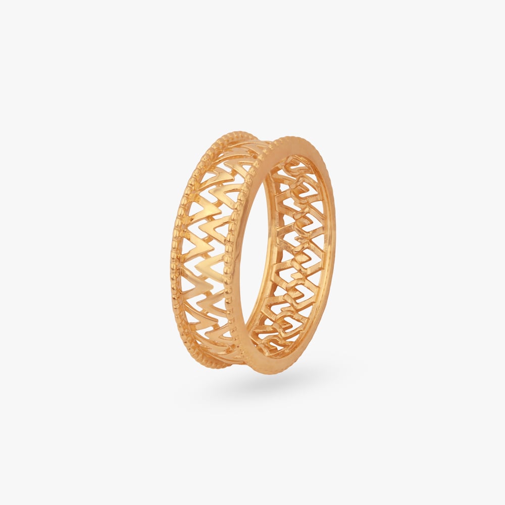 

Timeless Trellis Gold Ring