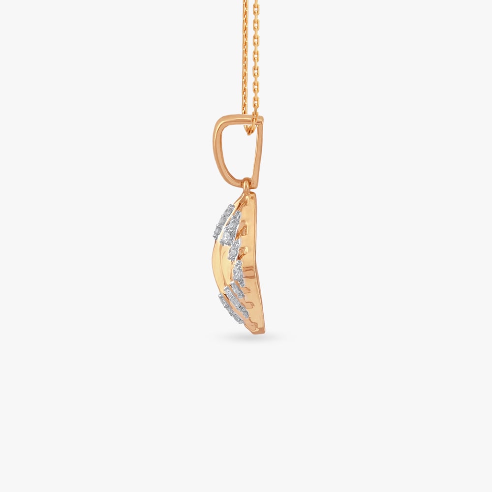 Chic Flow Diamond Pendant and Earrings Set,,hi-res image number null