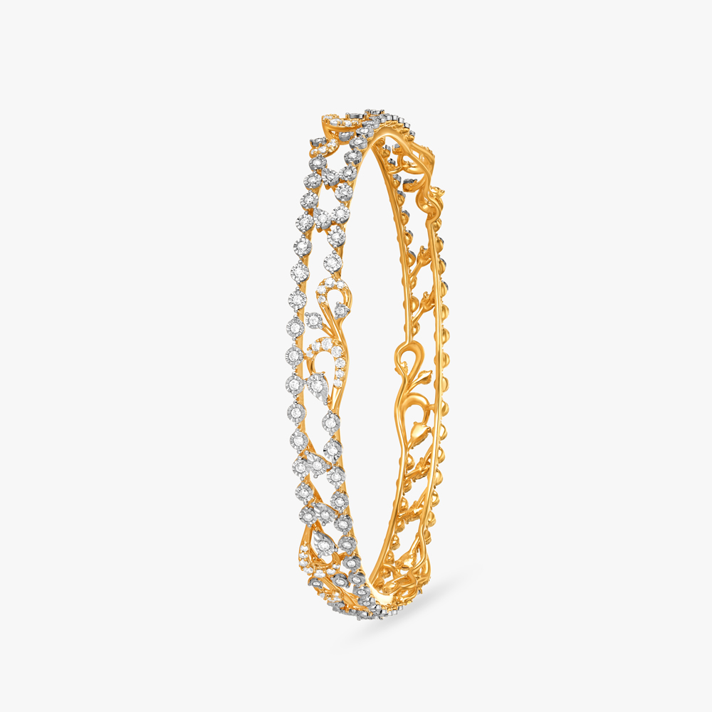 Classy Charm Diamond Bangle,,hi-res image number null