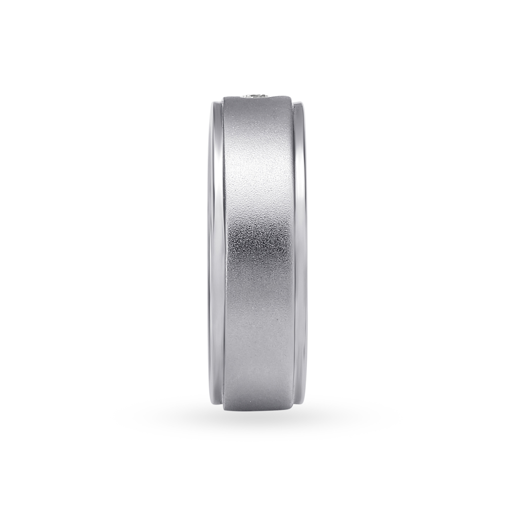 Handsome 950 Pure Platinum And Diamond Finger Ring,,hi-res image number null