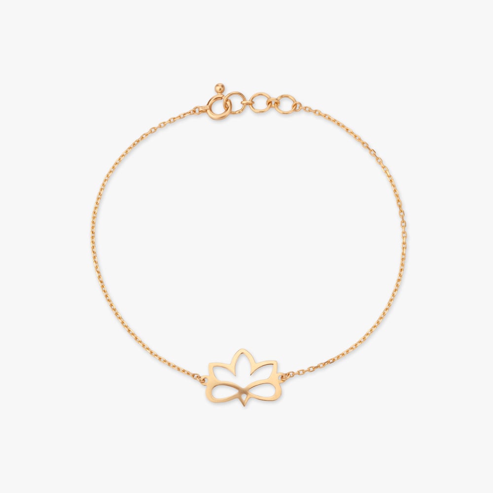 

Blossom Infinity Gold Bracelet