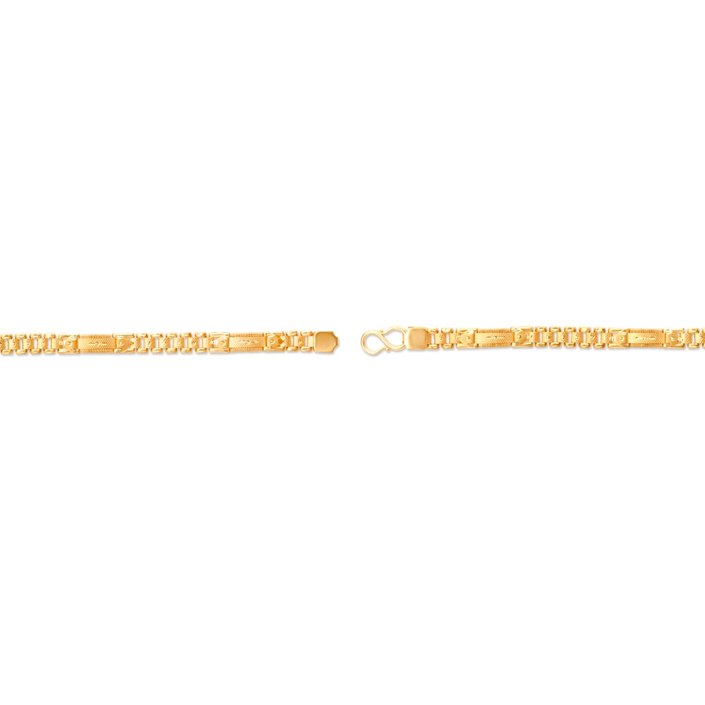 Splendid Gold Bracelet For Men,,hi-res image number null