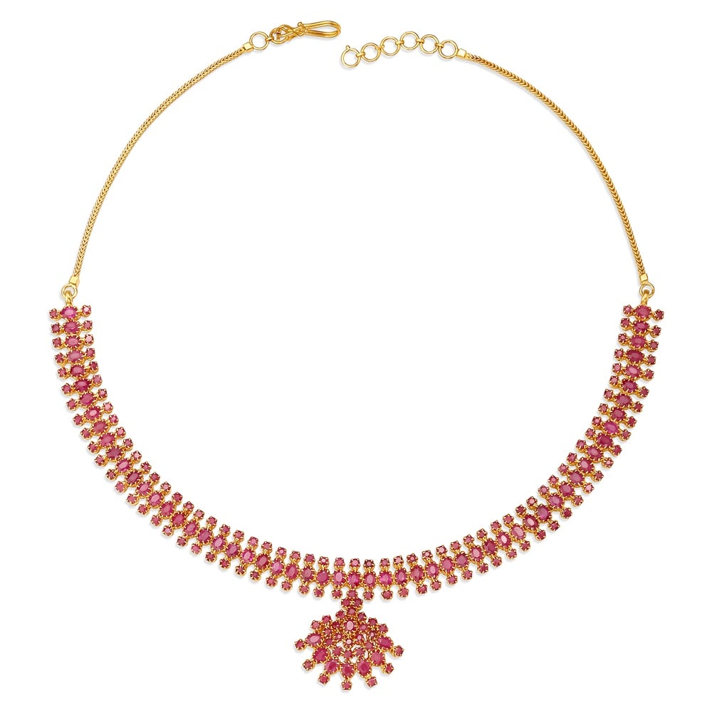 Nigaah Ruby Necklace,,hi-res image number null