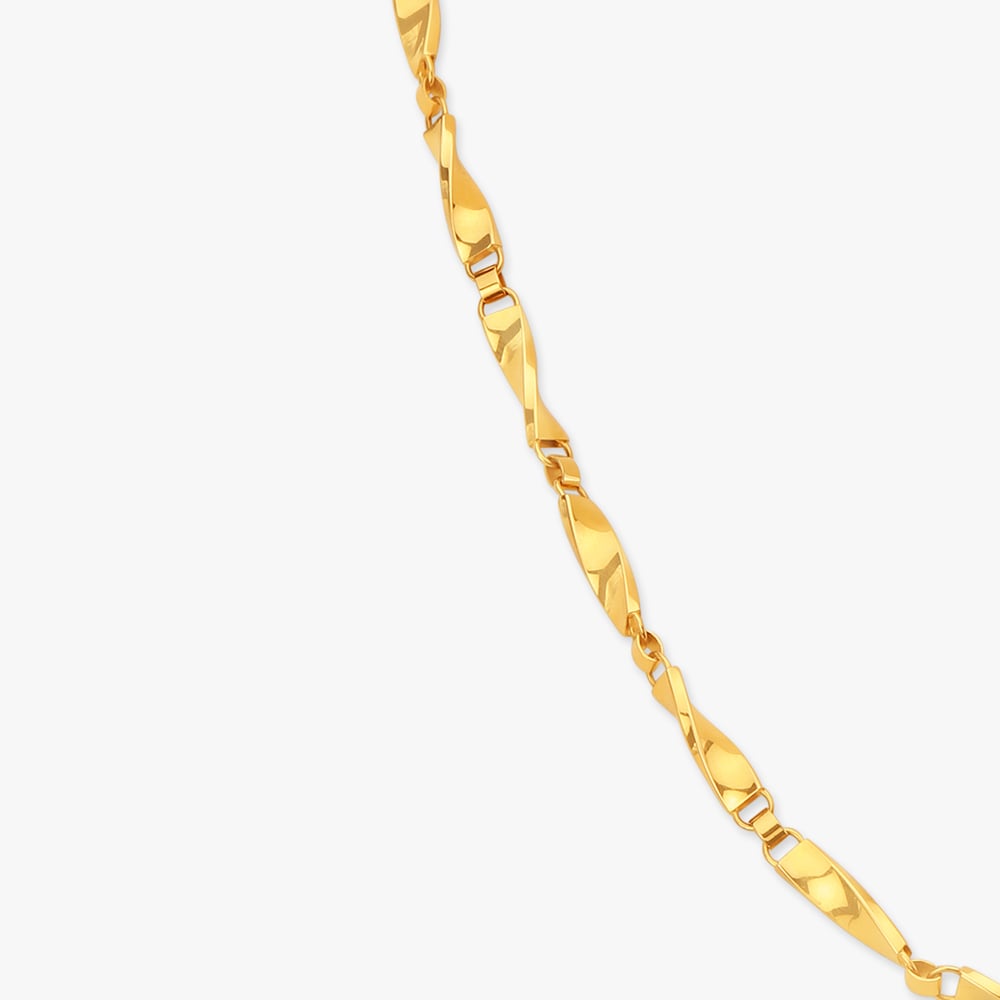 Lovely Twisted Gold Chain,,hi-res image number null