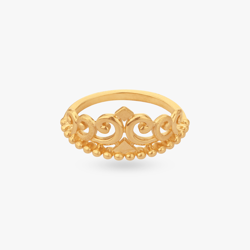 

Regal Tiara Gold Ring