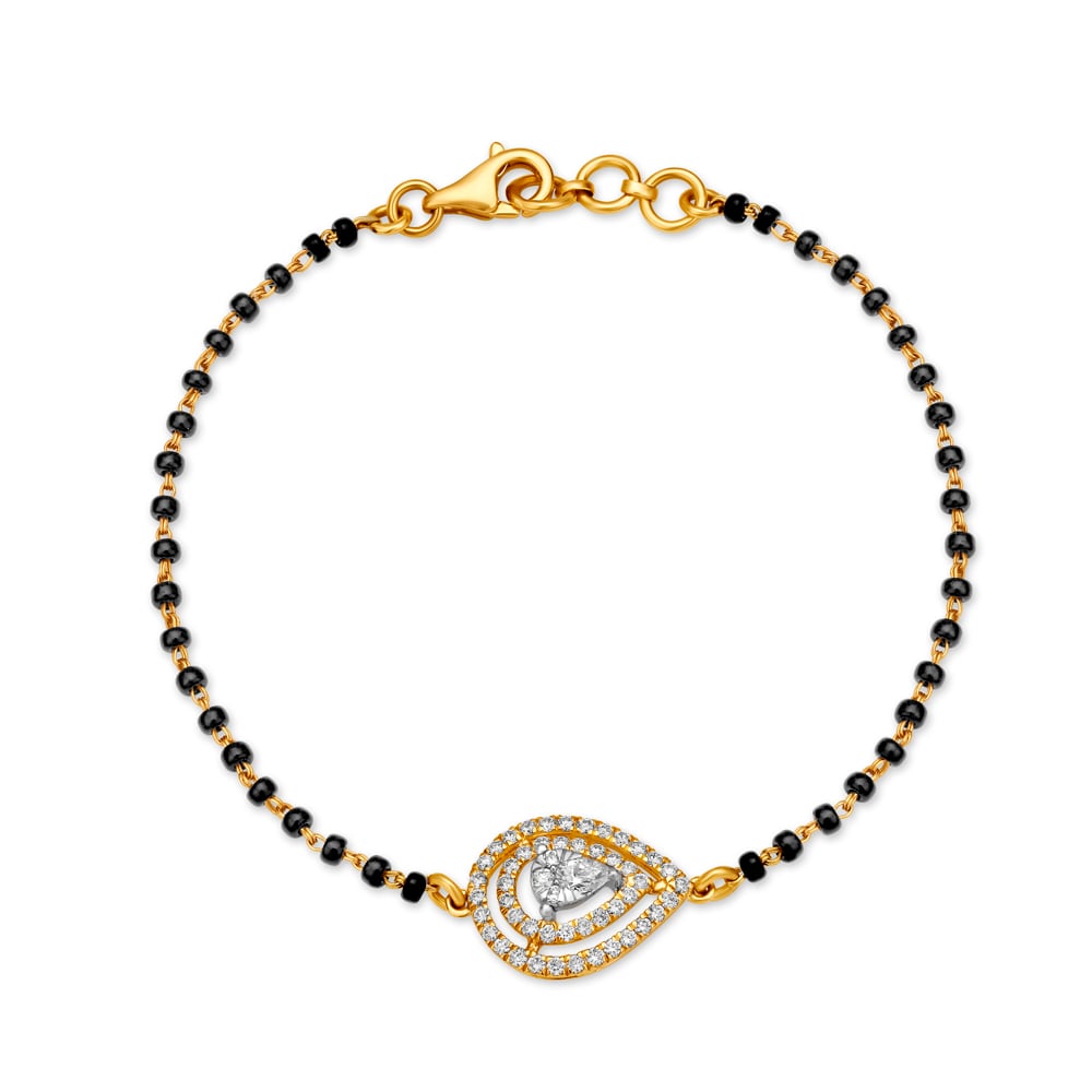 Buy Hitched Diamond Bracelet | Mangalsutra Bracelet | STAC Fine Jewellery-sonthuy.vn