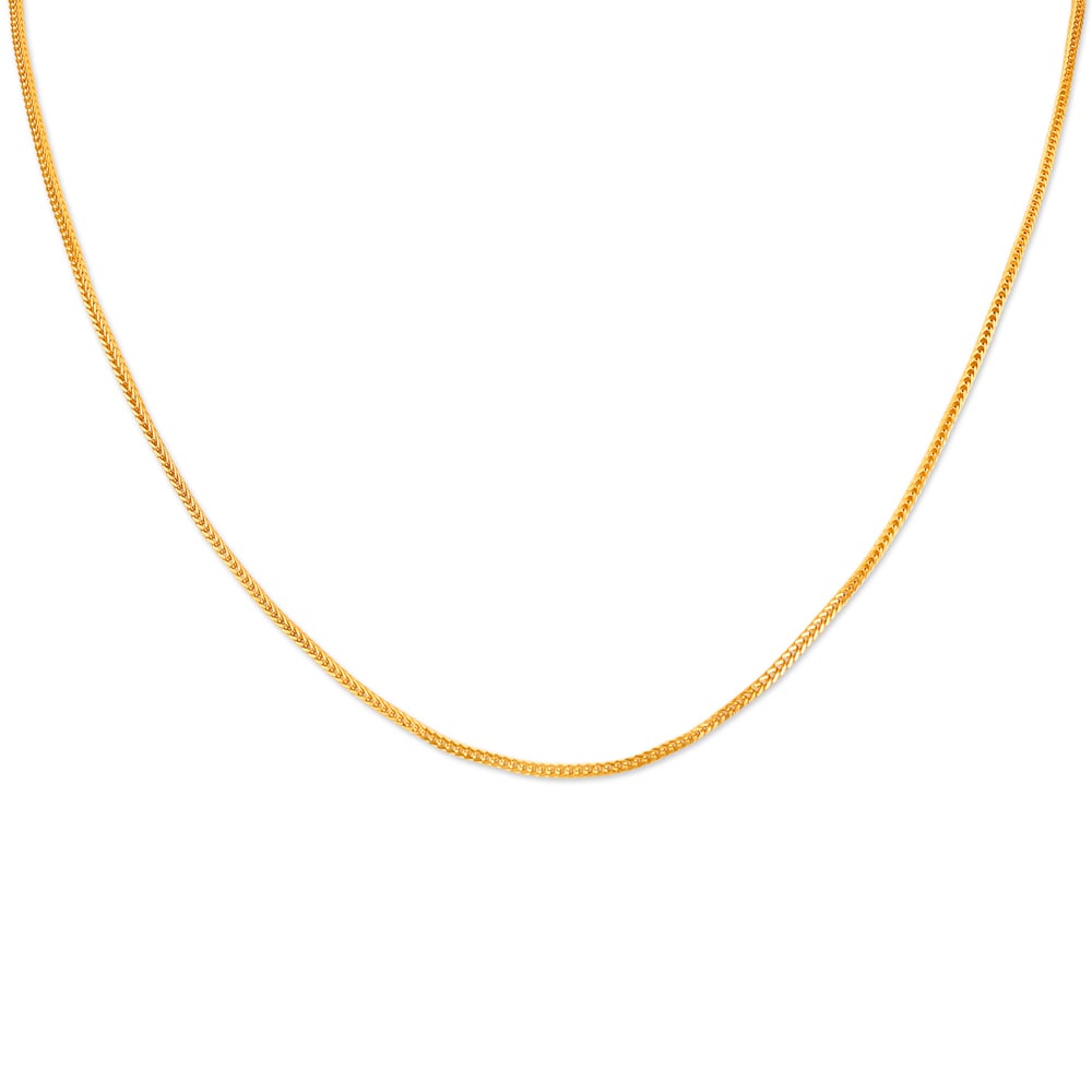 

Sleek Gold Foxtail Chain