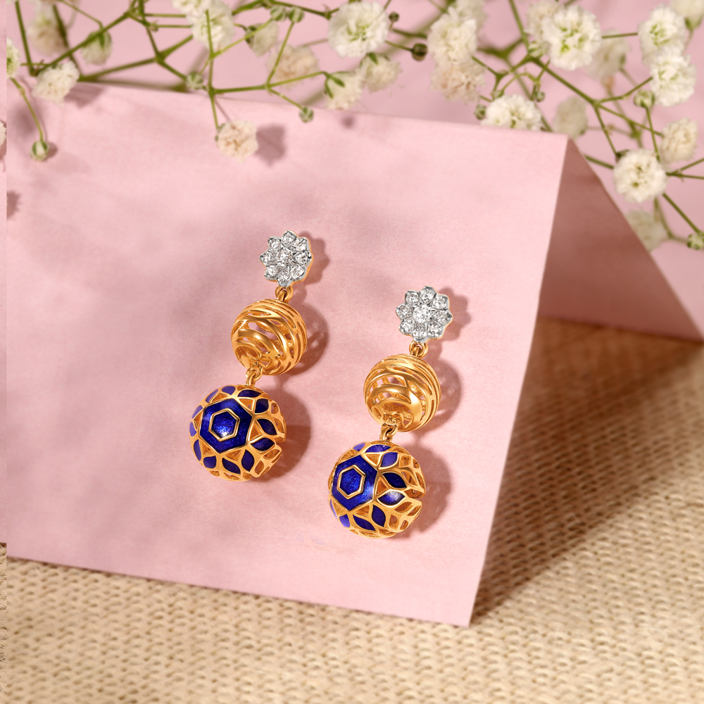 Tanishq Daily Wear Gold Earrings 2024 | favors.com