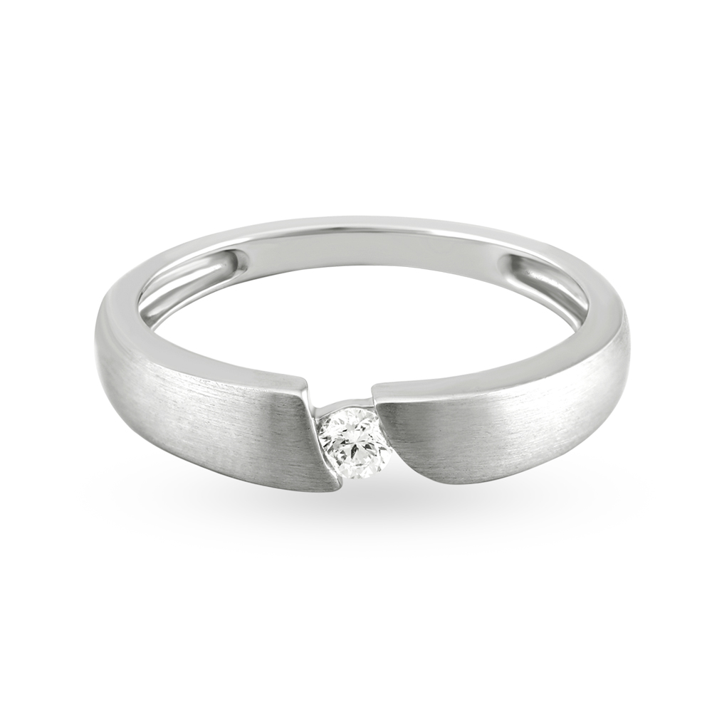 Elegant 950 Platinum Textured Band Ring,,hi-res image number null
