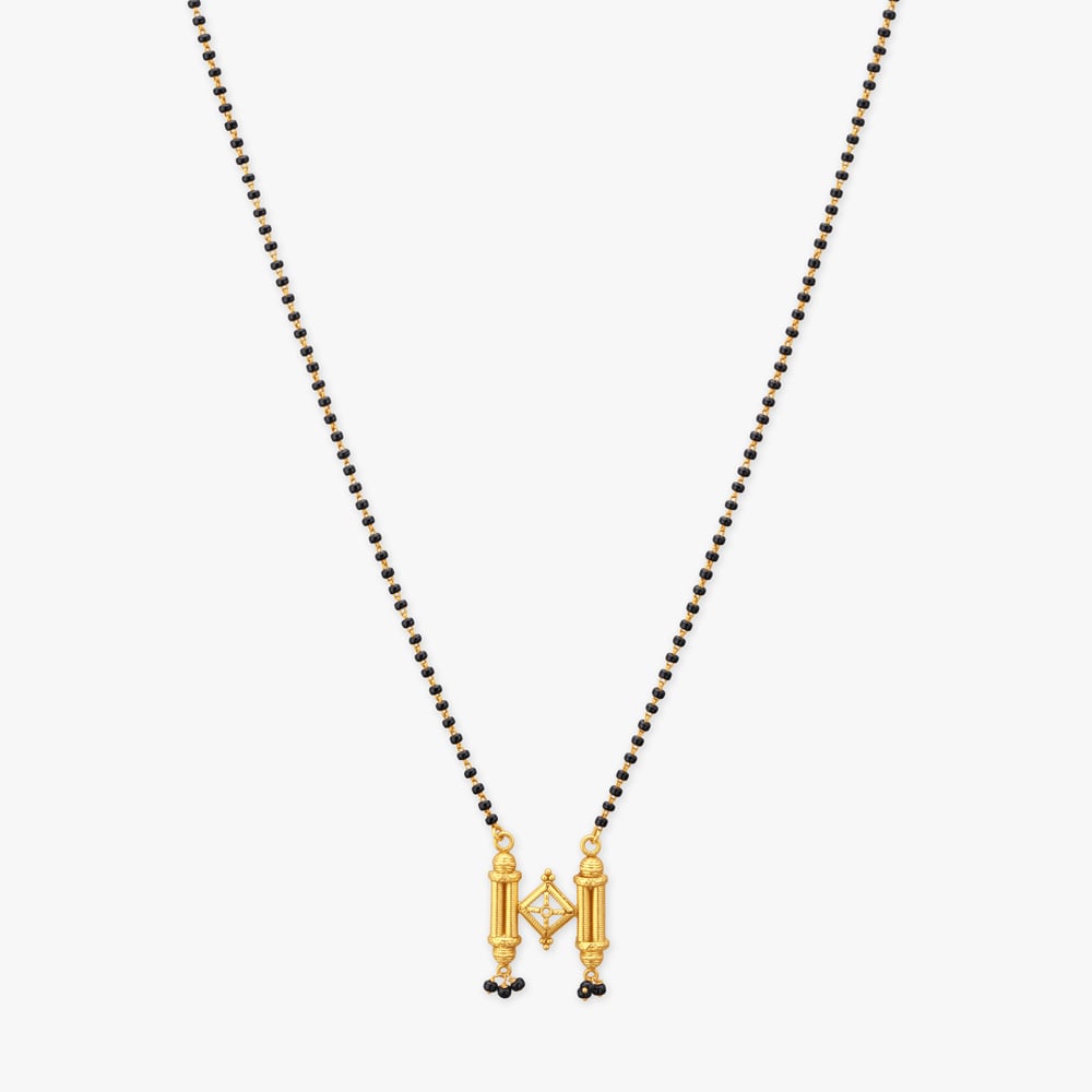 Cylindrical Charm Gold Mangalsutra,,hi-res image number null