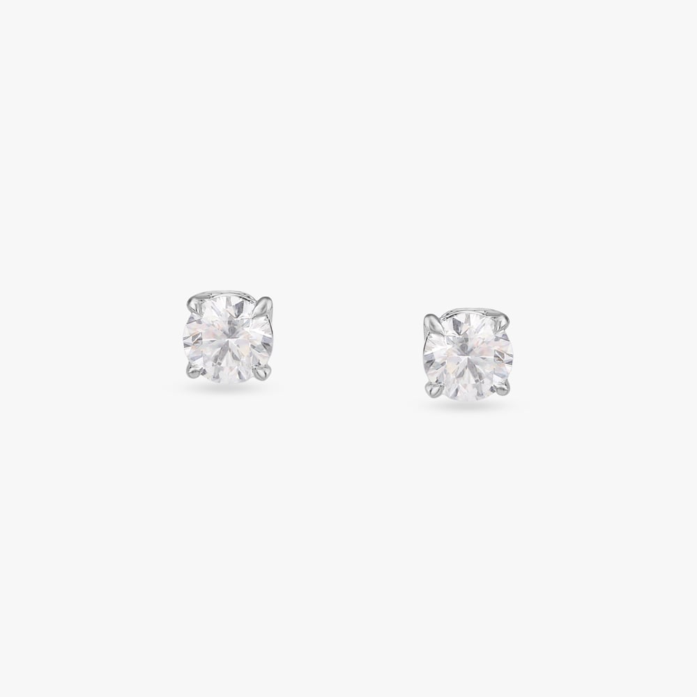 

Pure Radiance Solitaire Stud Earrings