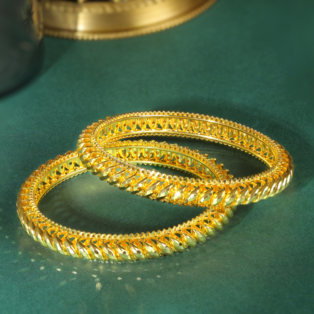 Luxurious Gold Bangles,,hi-res image number null