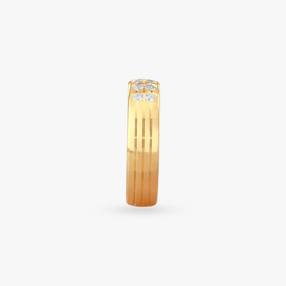 Gleam Grid Diamond Ring for Men,,hi-res image number null