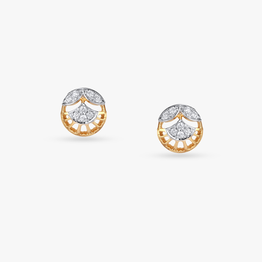 

Dawn Glow Diamond Stud Earrings