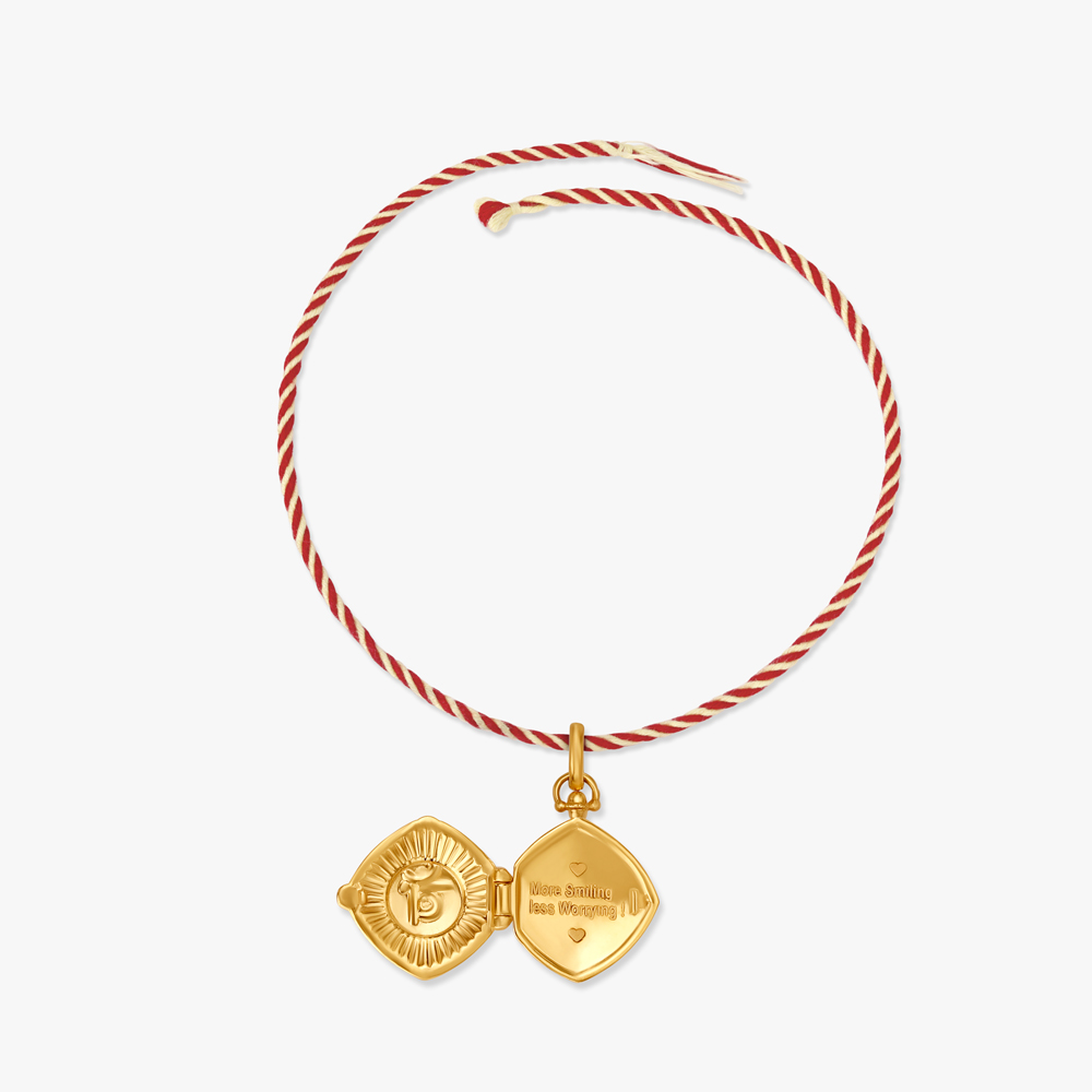 Traditional Engraved Rakhi Pendant,,hi-res image number null