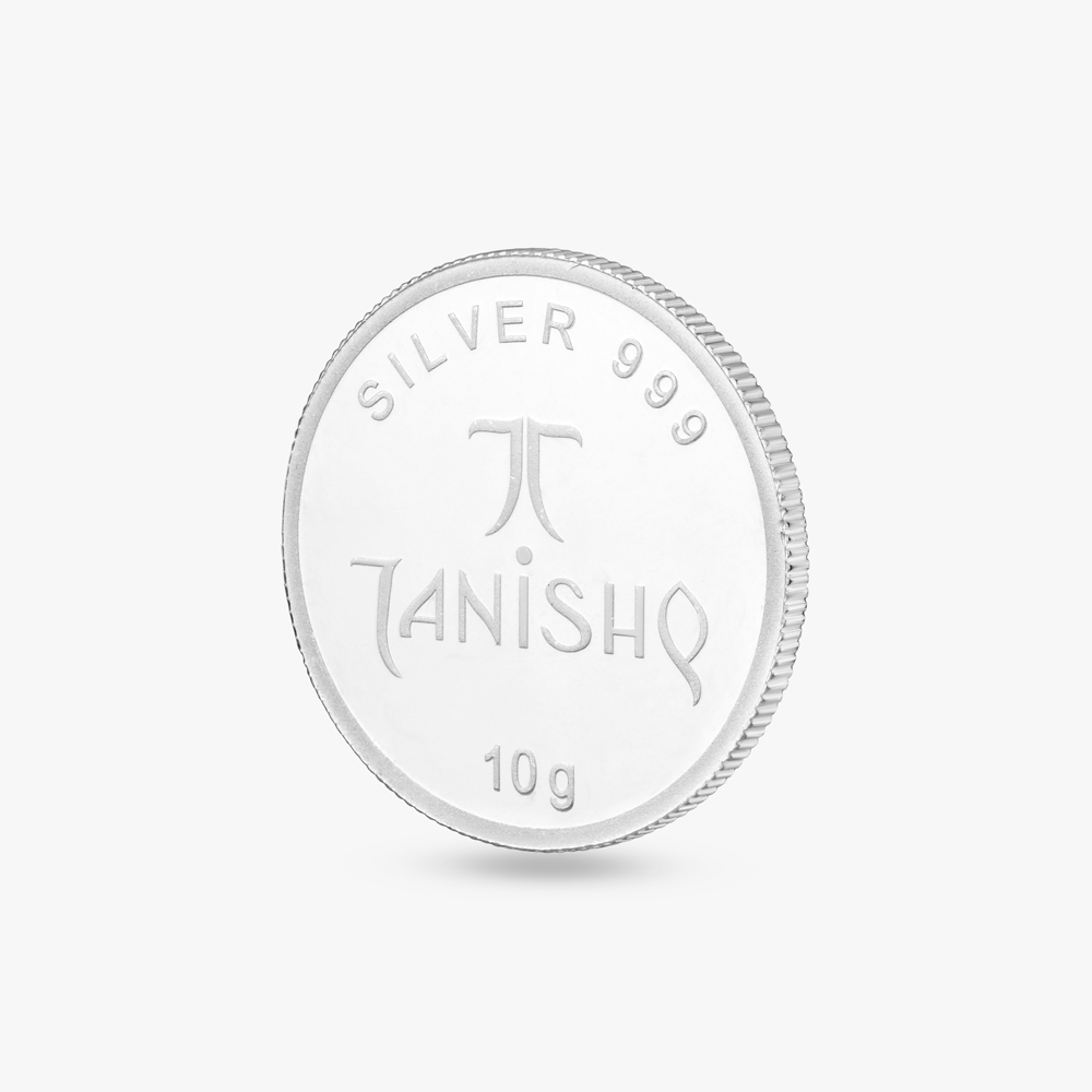 Ganesha And Lakshmi 10 Gram 999 Purity Silver Coin,,hi-res image number null