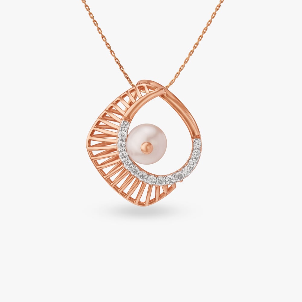 Grace Curve Diamond Pendant,,hi-res image number null